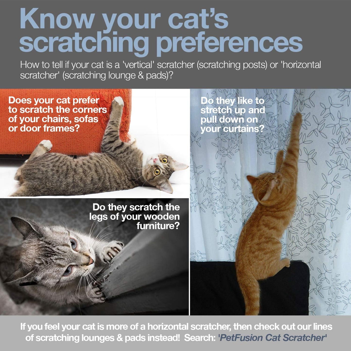 3-Sided Vertical Cat Scratching Post | Available in 18â & 24â | Multiple Angle Cat Scratching Pad; 6 Usable Sides. Scratch; Play; & Perch | 100% Recyclable Cardboard Lounge