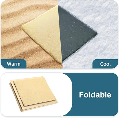 Cat Scratcher Lounge Thicken Solid Wood, Triangle Cats House, Cat Scratching Post for Indoor Cats as Cave and Bed