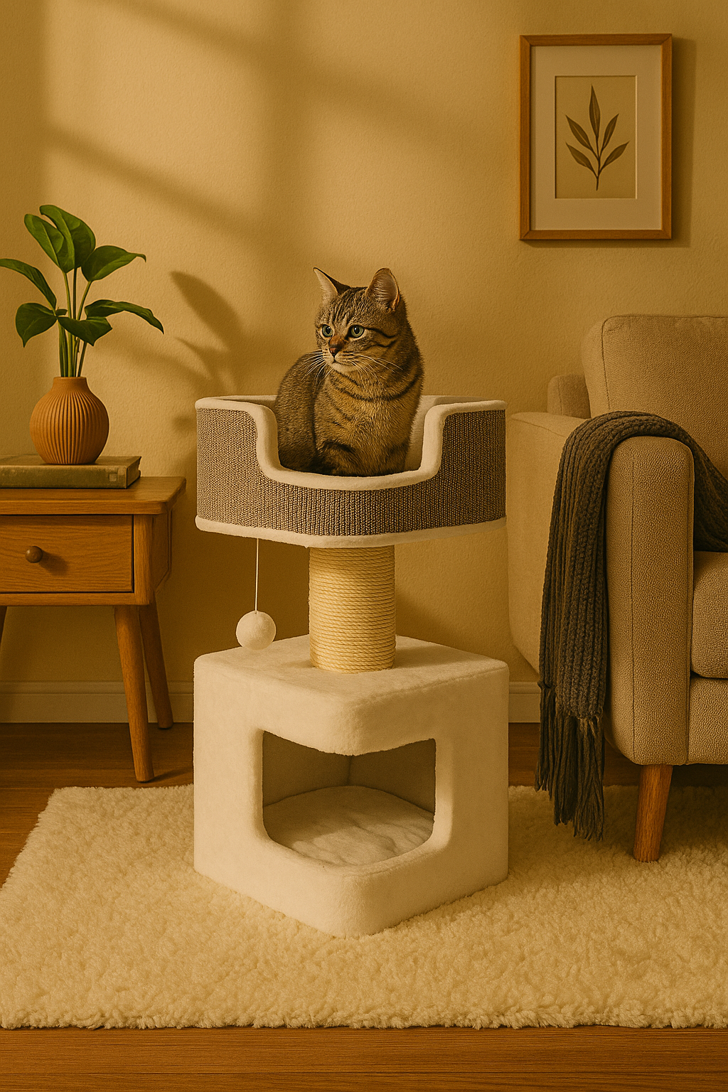 Ava Scratching Post for Cats | MeowMeowScratch